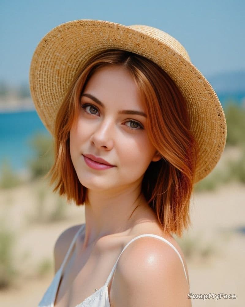 Swapped result showing user face blended into template